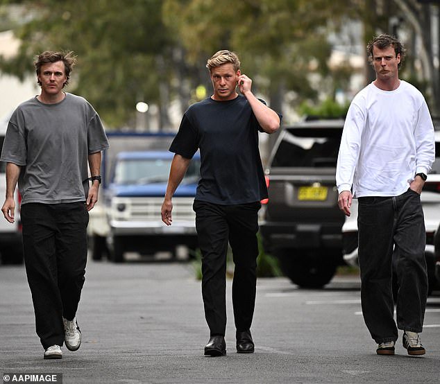 James Jordan, Isaac Heeney and Nick Blakey (left to right)