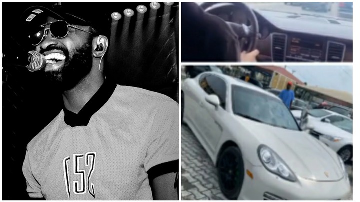 Video) &quot;Thunder Fire You&quot; singer, Ric Hassani buys new Porsche car worth  $75,000