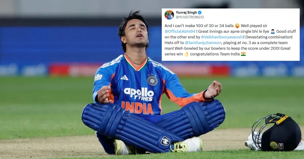 Fans go berserk as Abhishek Sharma’s record-breaking century powers India to series-clinching win over New Zealand in 3rd T20I