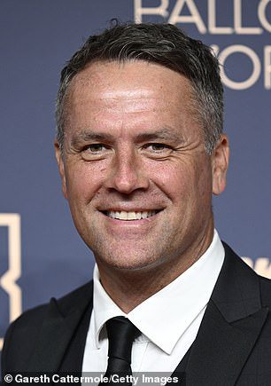 Owen attended the Ballon d'Or ceremony on Monday