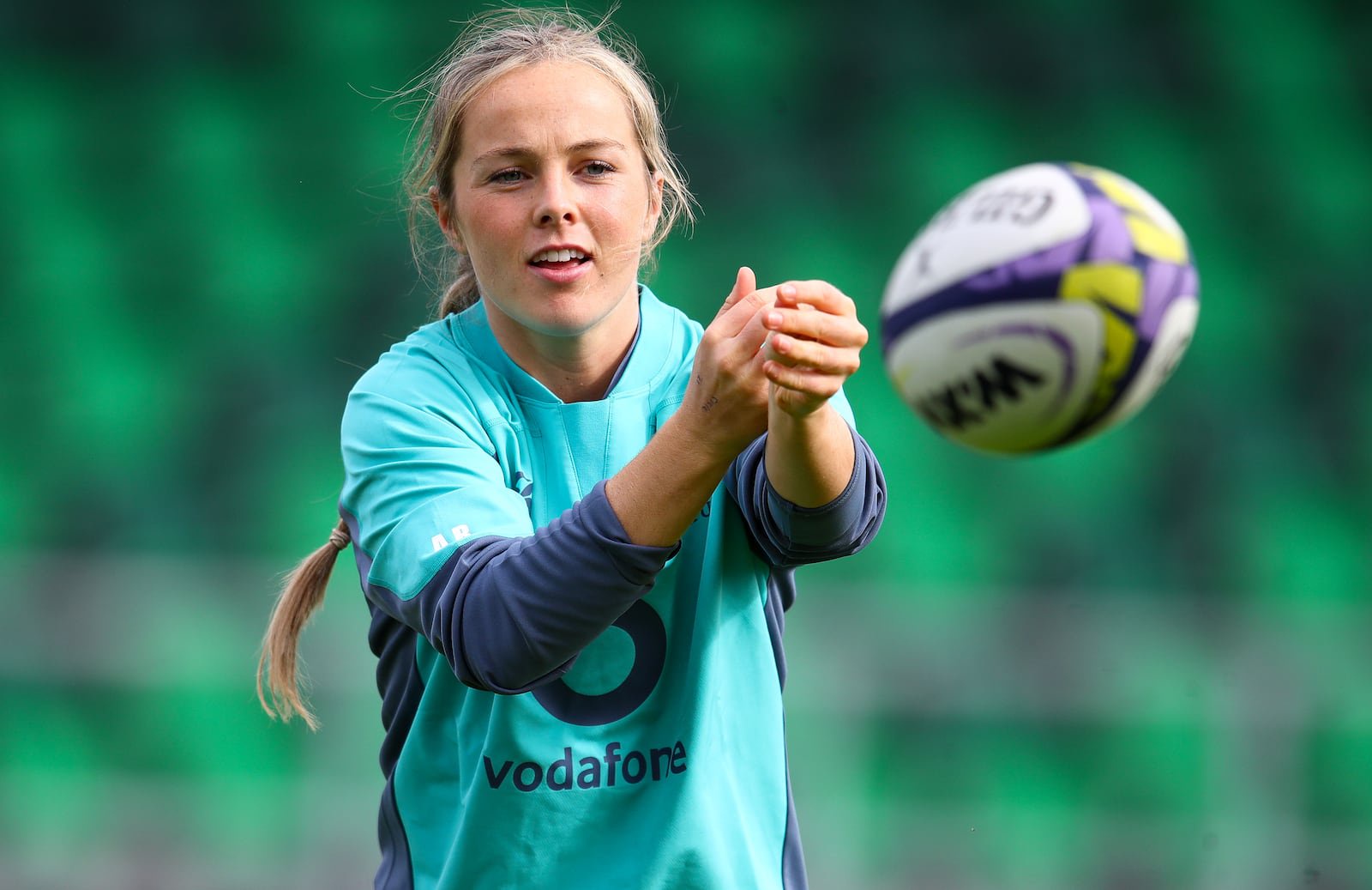Aoibheann Reilly will start at scrumhalf having featured off the bench in last weekend's win in Cape Town. Photograph: 
Grace Halton/Inpho