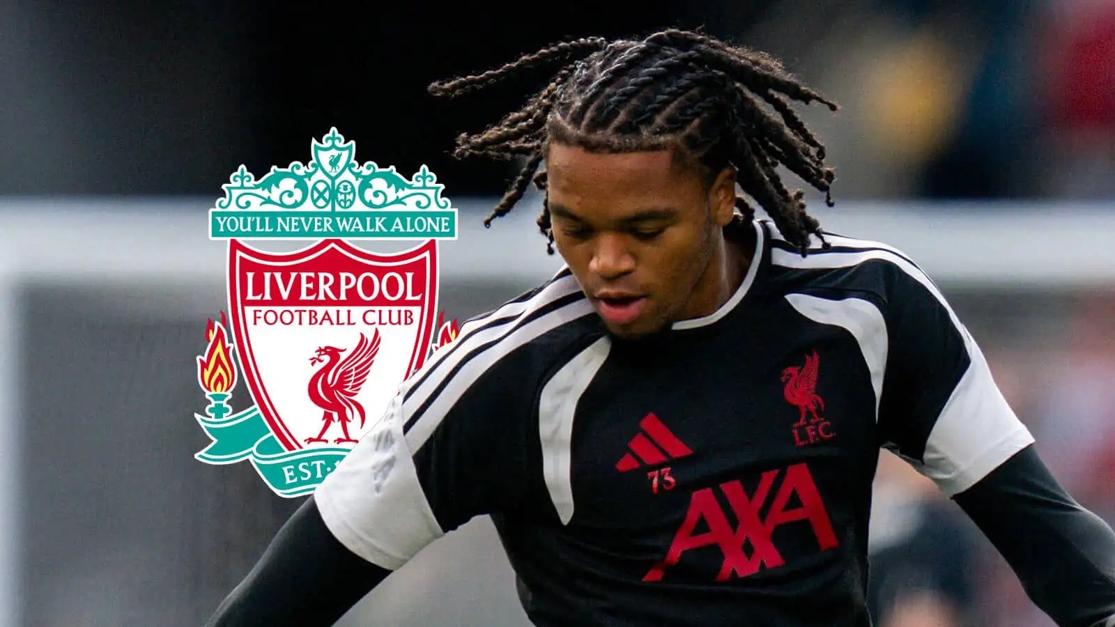 Liverpool are planning to tie Rio Ngumoha next to the club's badge