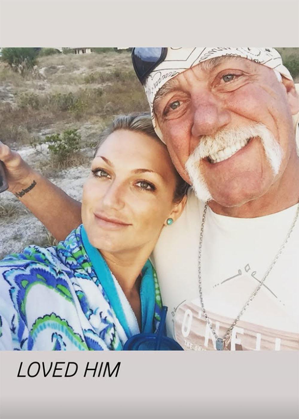 Brooke Hogan and Hulk Hogan.   