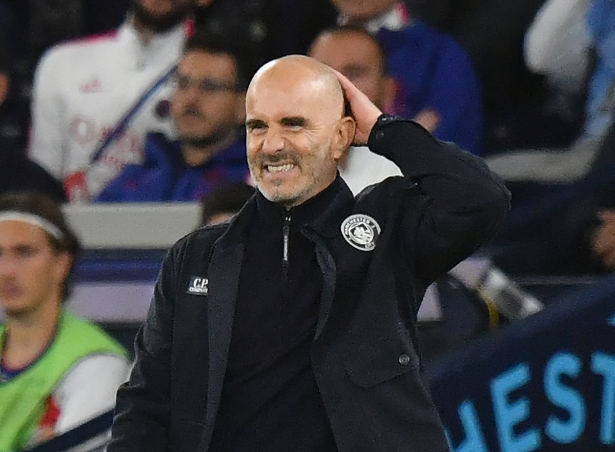 Man City boss Enzo Maresca reacts