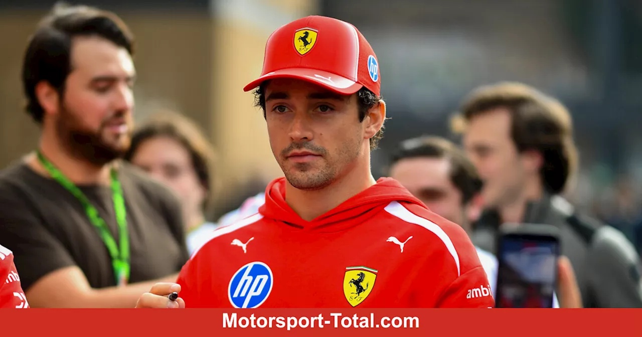 Leclerc: Mercedes Favorit, sinkende Temperaturen ein Problem für Ferrari