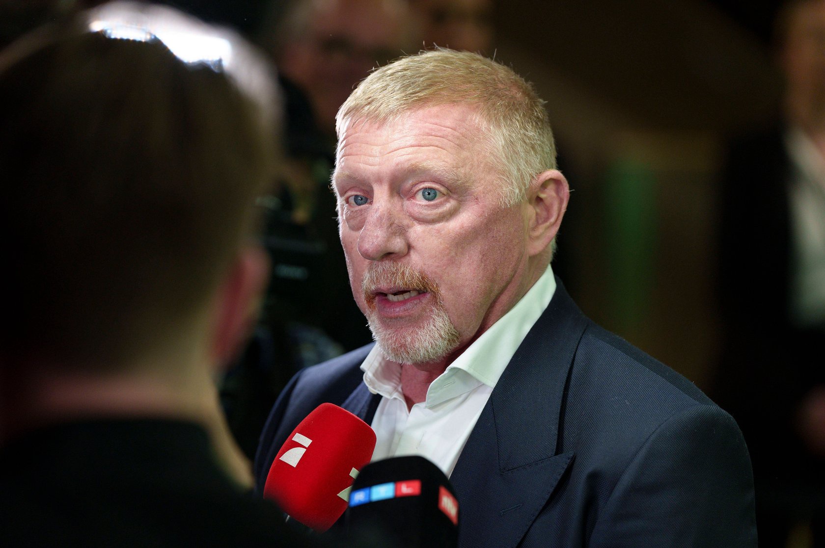 Tennis-Legende Boris Becker steht Rede und Antwort