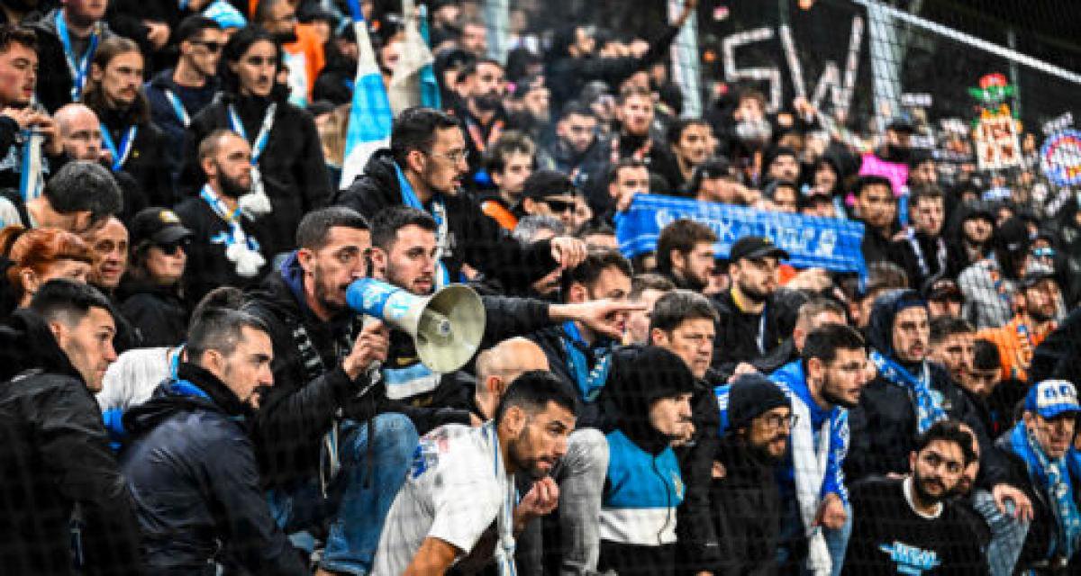 Les supporters de l'OM contre Strum Graz