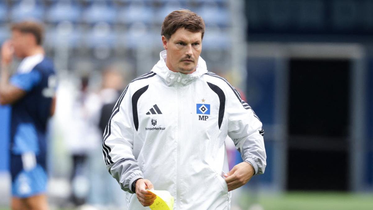 Merlin Polzin im HSV-Training