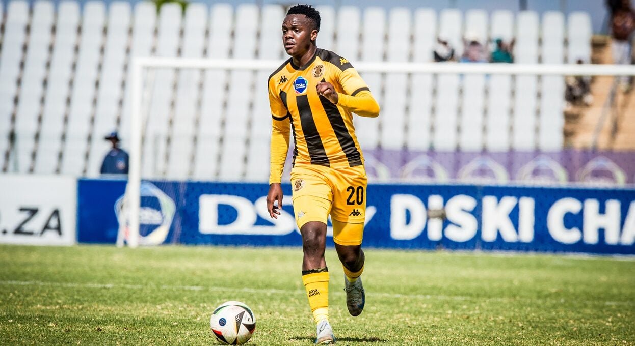 Xolani Cossa in action for Kaizer Chiefs' DDC side