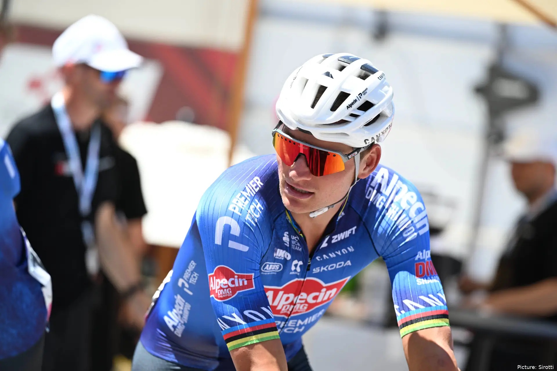 Mathieu van der Poel at the 2026 Tour de Suisse