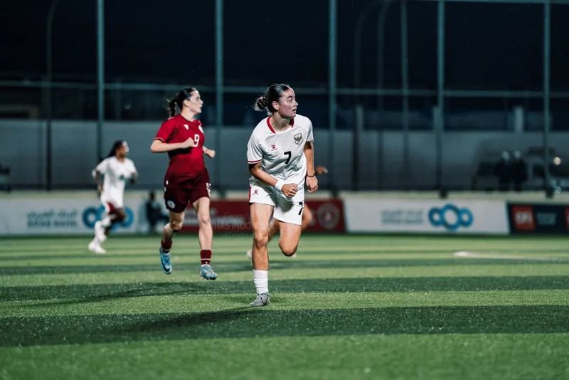 Timnas Putri Indonesia bermain imbang tanpa gol saat menghadapi Armenia (dok. kitagaruda.id)
