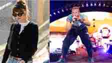 Actress Dakota Johnson Spotted Watching Her Boyfriend Perform At Glastonbury