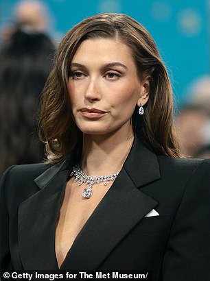 Hailey looked flawless as she attended fashion's biggest night