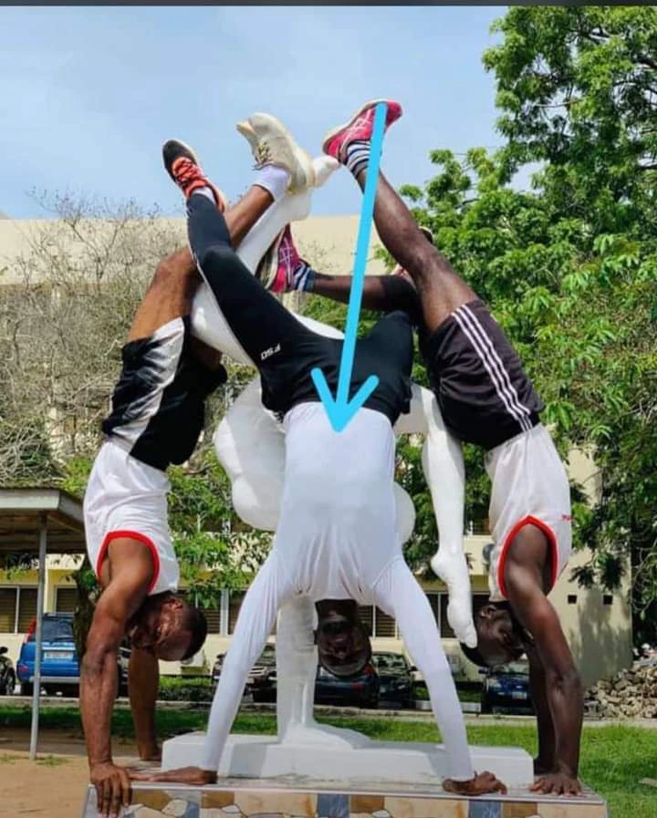 See more photos of the winneba university student who d!ed doing acrobatic tricks after his final exams