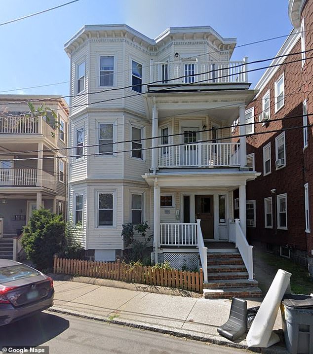 A large townhouse which is divided up into three large apartments in Dorchester, Massachusetts, was bought by Hudson on December 1, 2023