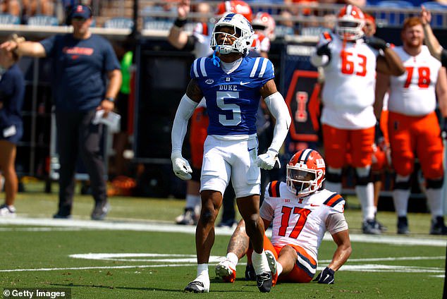 Robinson added: 'I'm truly sorry for my actions and for letting her, myself and our program down. I have to be better than that'