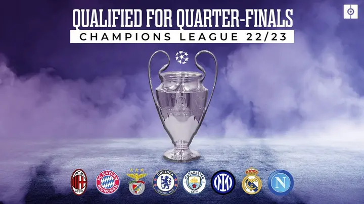Qualified for Champions League quarter-finals in 2022-23