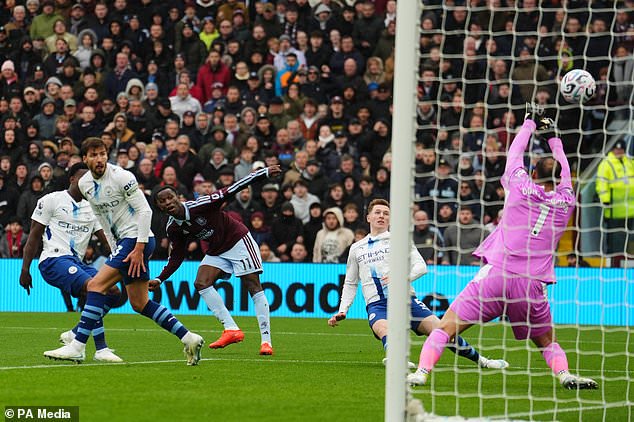 Nicolas Jackson powers a shot past Gianluigi Donnarumma (Martin Rickett/PA)