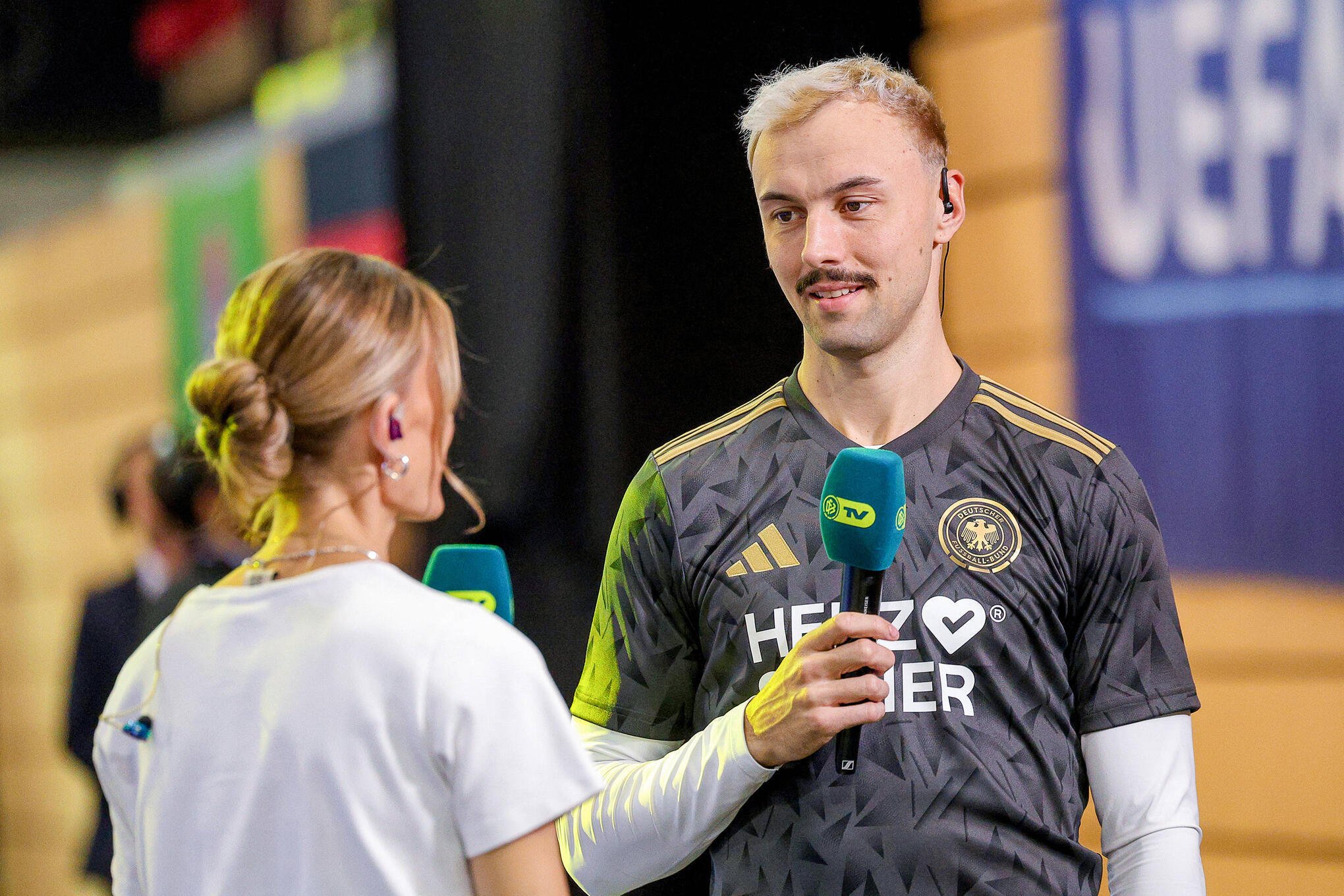 Christopher Wittig stand am Sonntag beim Futsal-Länderspiel in Mülheim an der Ruhr im Rampenlicht.