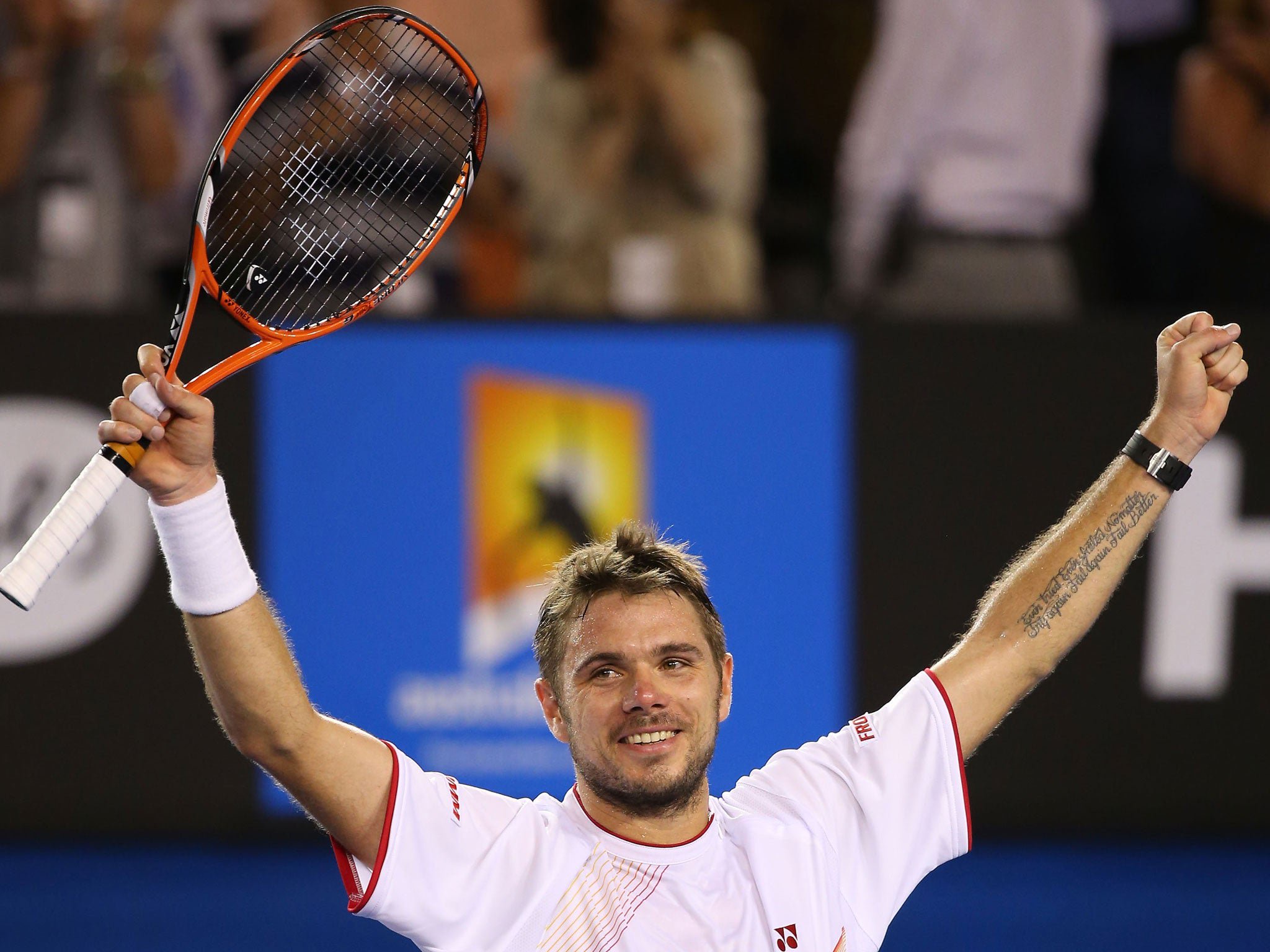 Wawrinka won his first Grand Slam in Australia in 2014