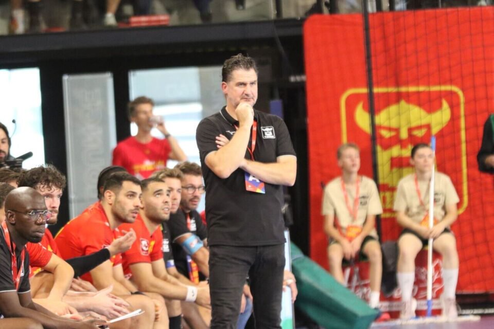 Sébastien Quintallet pendant le match de Caen contre Dunkerque.