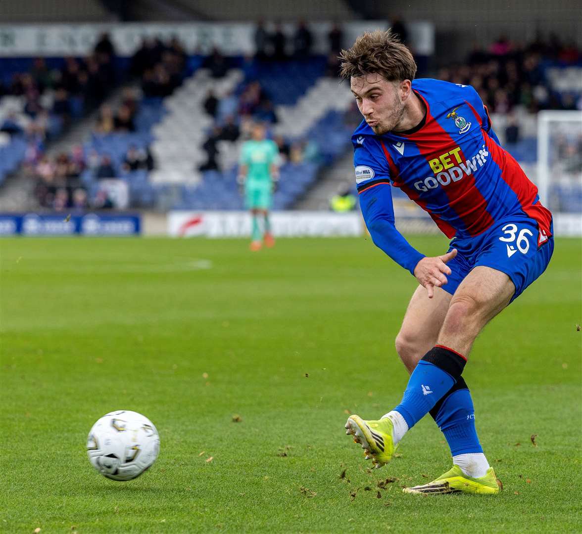 Alfie Bavidge had put ICT ahead early on away at Dunfermline. Picture: Ken Macpherson