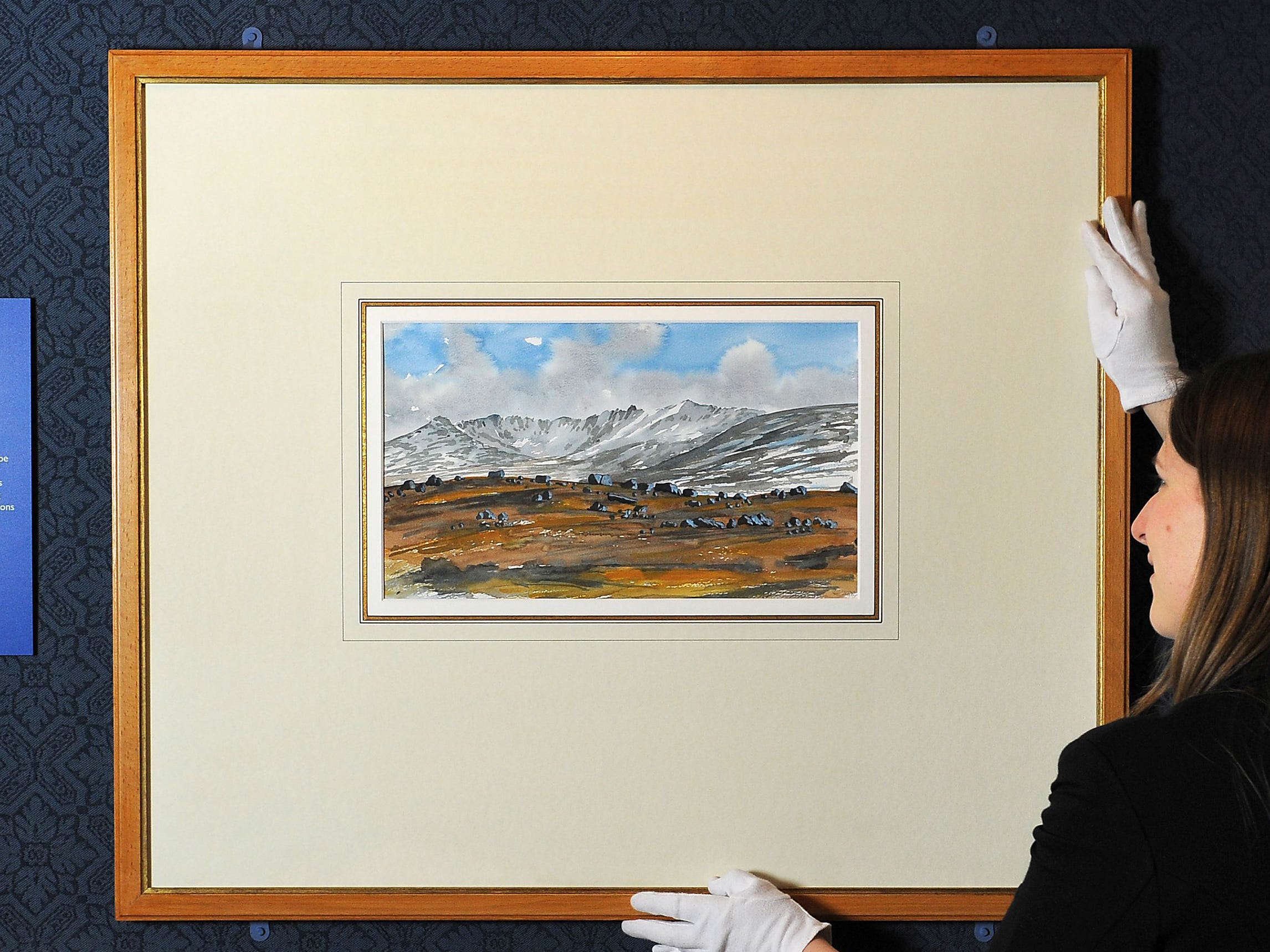 Slide 9 of 16: In 1980, he and Hugh Maxwell Casson published a children's book, "The Old Man of Lochnagar," which is about an old, cave-dwelling man who meets a Scoticus, a bubble-blowing god of the sea.