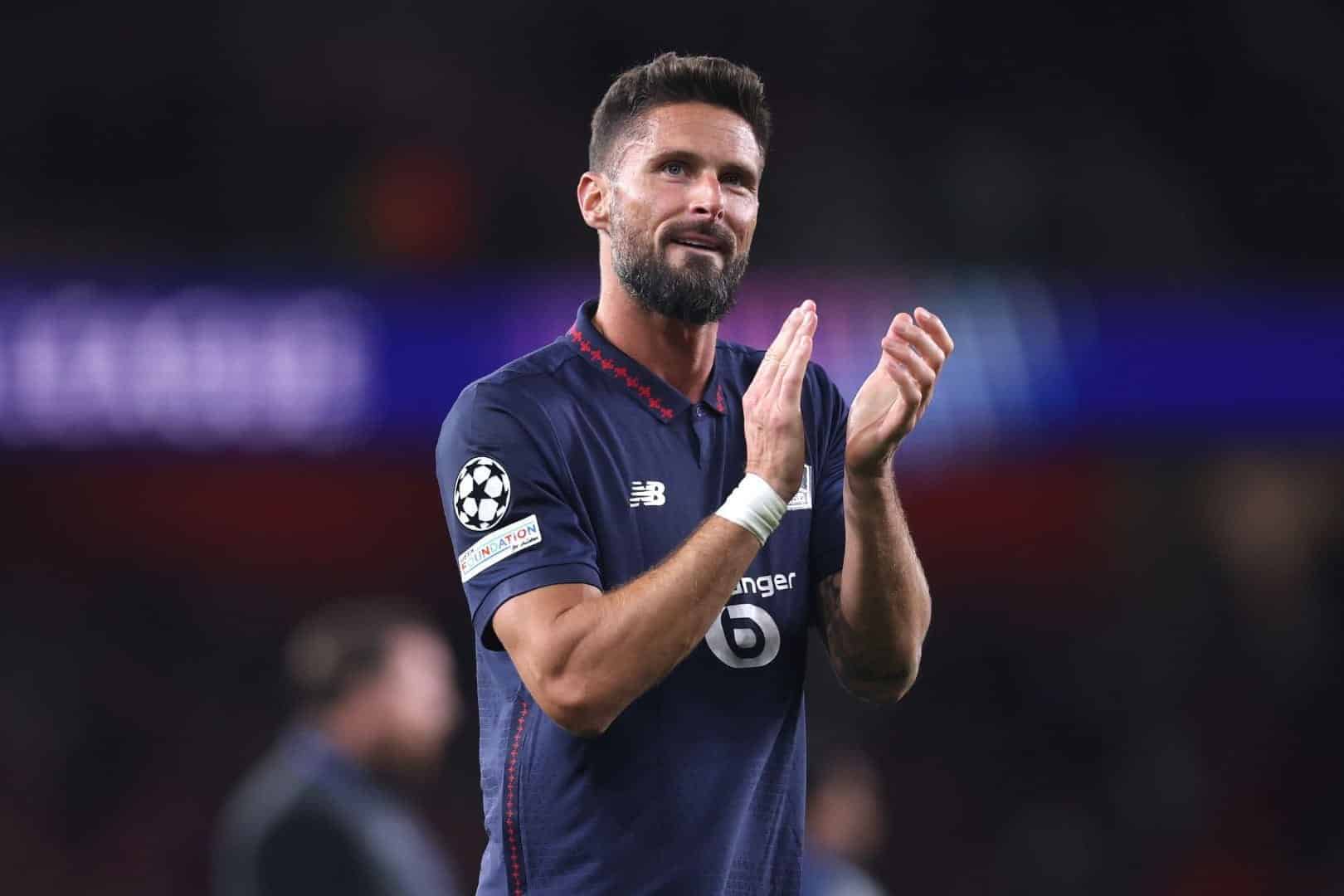 Olivier Giroud, attaquant du LOSC.