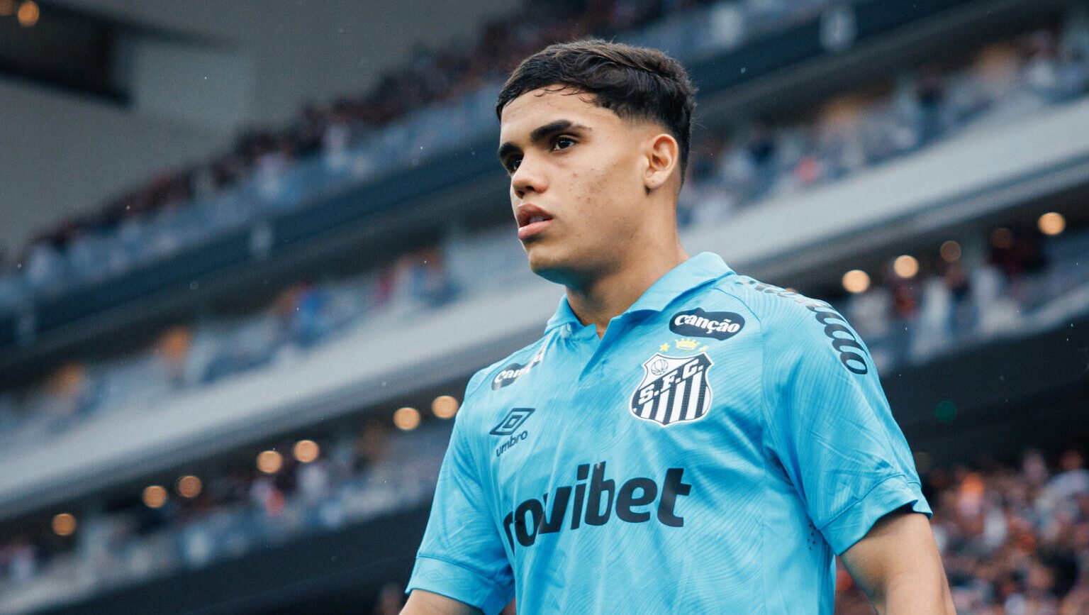Gustavinho sentiu a eliminação - Foto: Raul Baretta/ Santos FC.