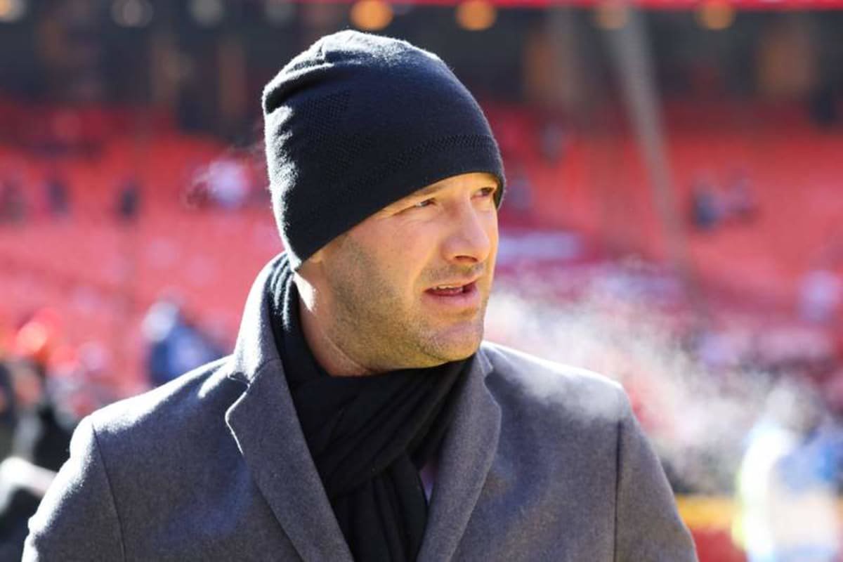 KANSAS CITY, MO – JANUARY 19: CBS broadcaster Tony Romo before the AFC Championship game between the Tennessee Titans and Kansas City Chiefs on January 19, 2020 at Arrowhead Stadium in Kansas City, MO. Photo by Scott Winters/Icon Sportswire NFL, American Football Herren, USA JAN 19 AFC Championship – Titans at Chiefs Icon2001190127 ©imago images/Icon SMI