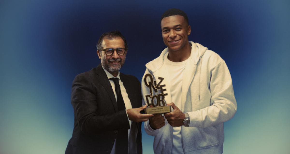Kylian Mbappé reçoit le Onze d'Or 2026