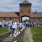 The yearly memorial march at the former death camp at Auschwitz overshadowed by the Israel-Hamas war