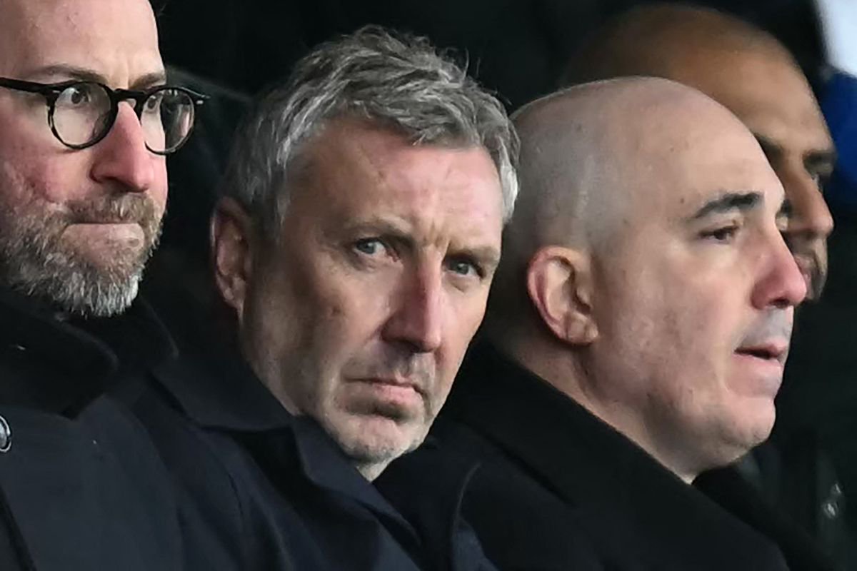  Director of Football, Jason Wilcox (C) and Manchester United's CEO, Omar Berrada