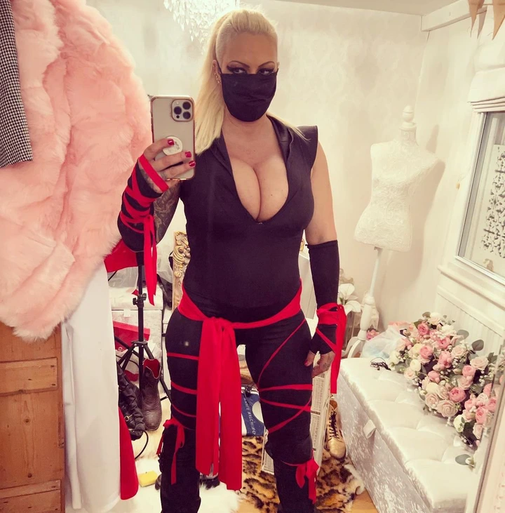 Jodie Marsh is selling her ninja outfit