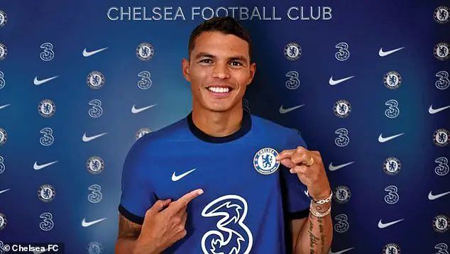 Chelsea completed the free transfer of Thiago Silva last month on a one-year deal