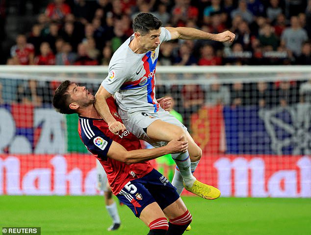 Barcelona star, Lewandowski will be available to face Espanyol after his three-game suspension was overturned