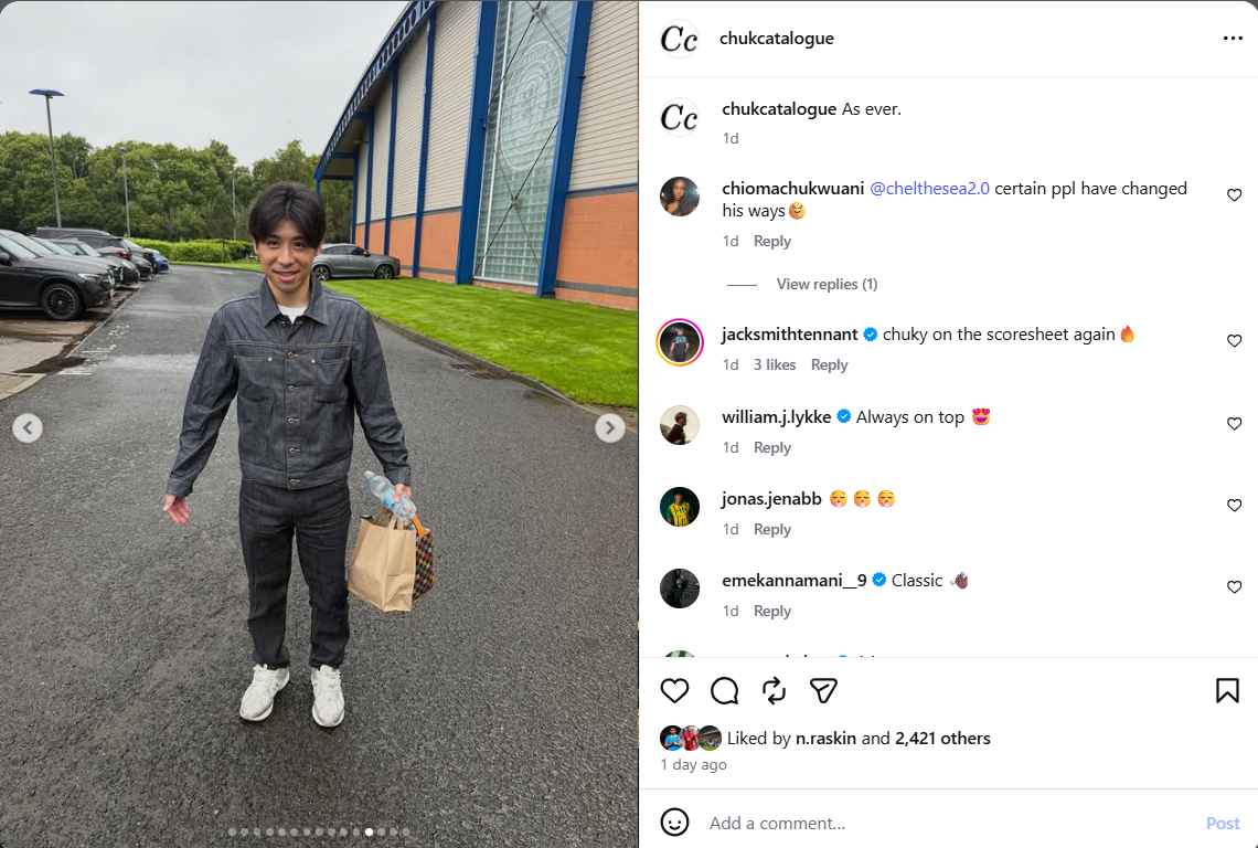 Rangers winger Daisuke Yokota spotted in Tochi Chukwuani's latest Instagram post.