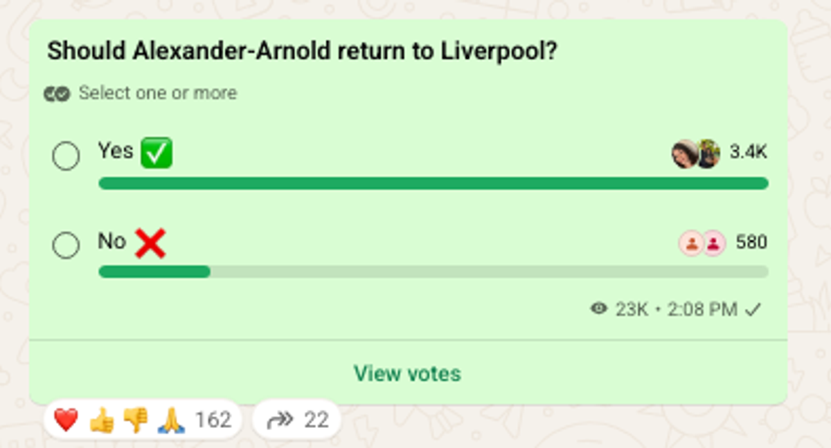 Liverpool fans on TAA