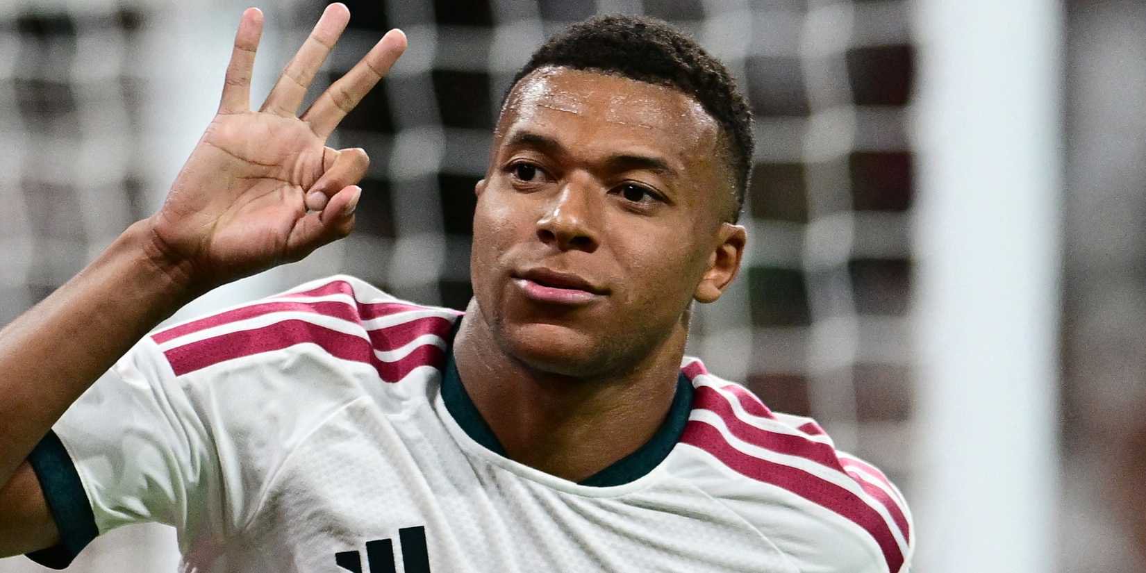 Kylian Mbappe in action for Real Madrid