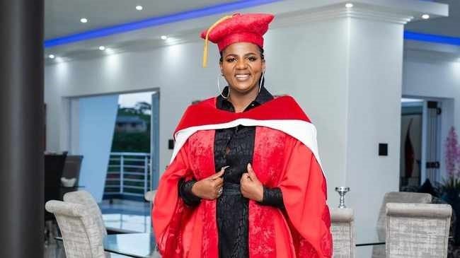 Shauwn Mkhize received a honorary degree.