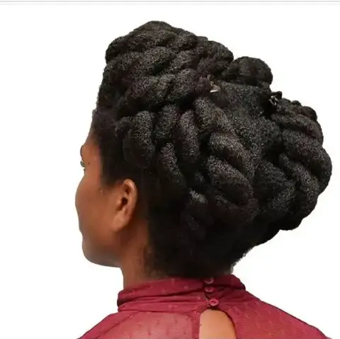 Beautiful ways you can wrap natural hair to look stunning (photos)