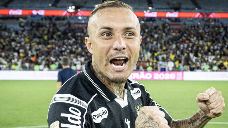 Cebolinha em jogo contra o Fluminense - Foto: Reinaldo Campos/ Santos F.C.