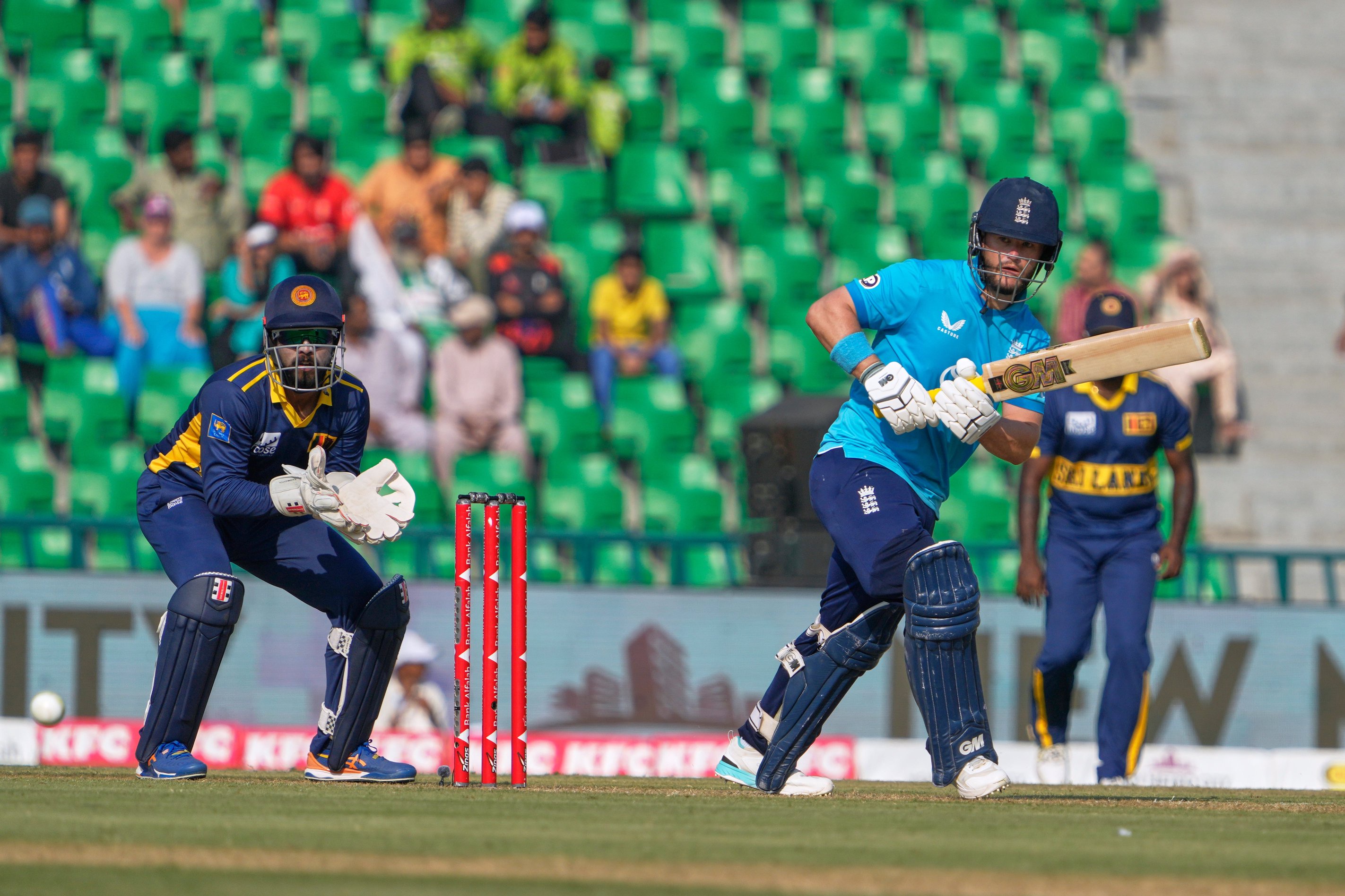 Ben Duckett punished Sri Lanka’s bowlers (K.M. Chaudary/PA)