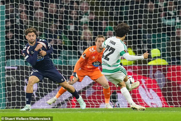 The German midfielder put the Bhoys in front with his fourth goal for the club