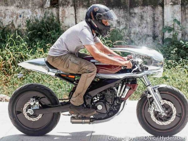 Bajaj Pulsar 0 Ns Modified Into Modern Retro Cafe Racer Digestfeed