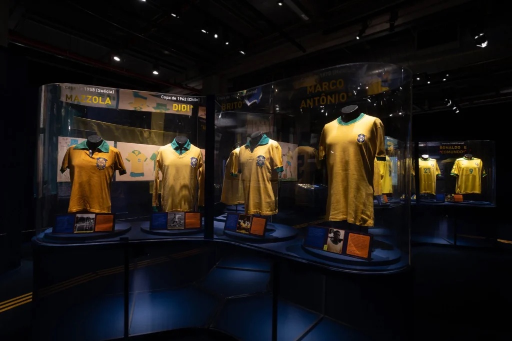 Exposição Amarelinha no Museu do Futebol – Foto: Divulgação/Governo de São Paulo
