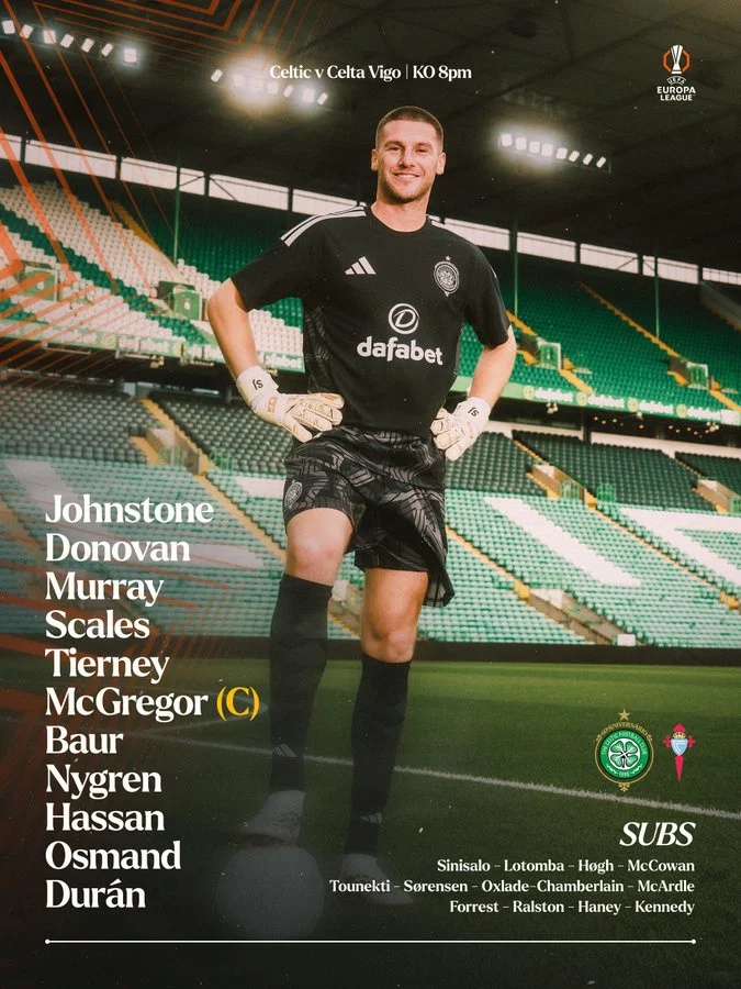 Celtic Starting XI vs Celta Vigo Martin O’Neill Makes Shock Change