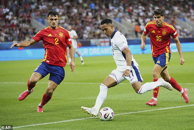 The 21-year-old is currently playing in the Under 21 European Championship with England