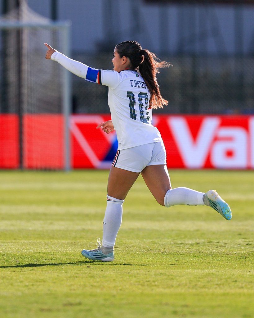 Citalli Reyes celebrates her goalCredit: FIFA Media