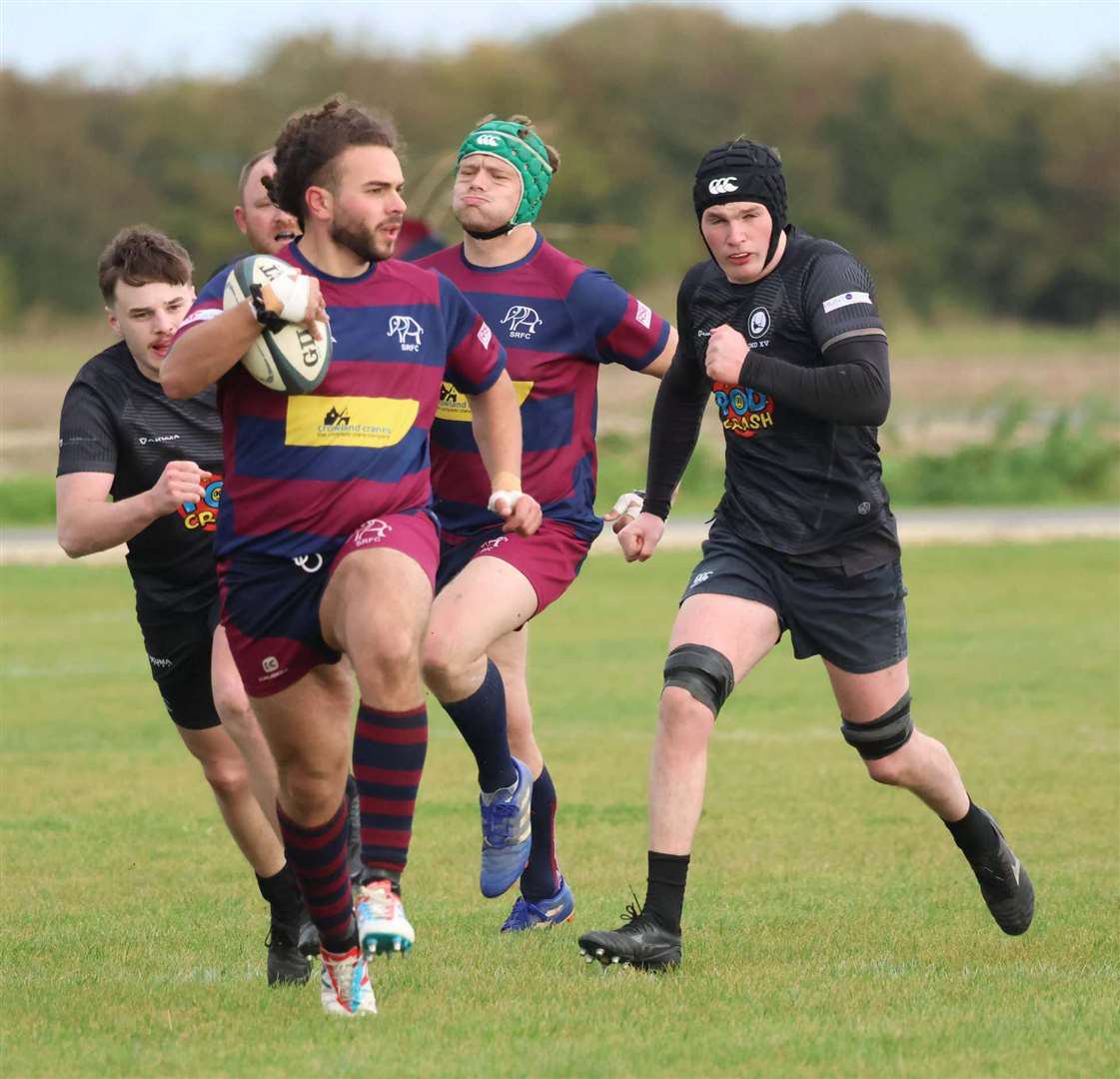 Second team action from Spalding's home win over Kesteven. Photo: Sarah Bartlett